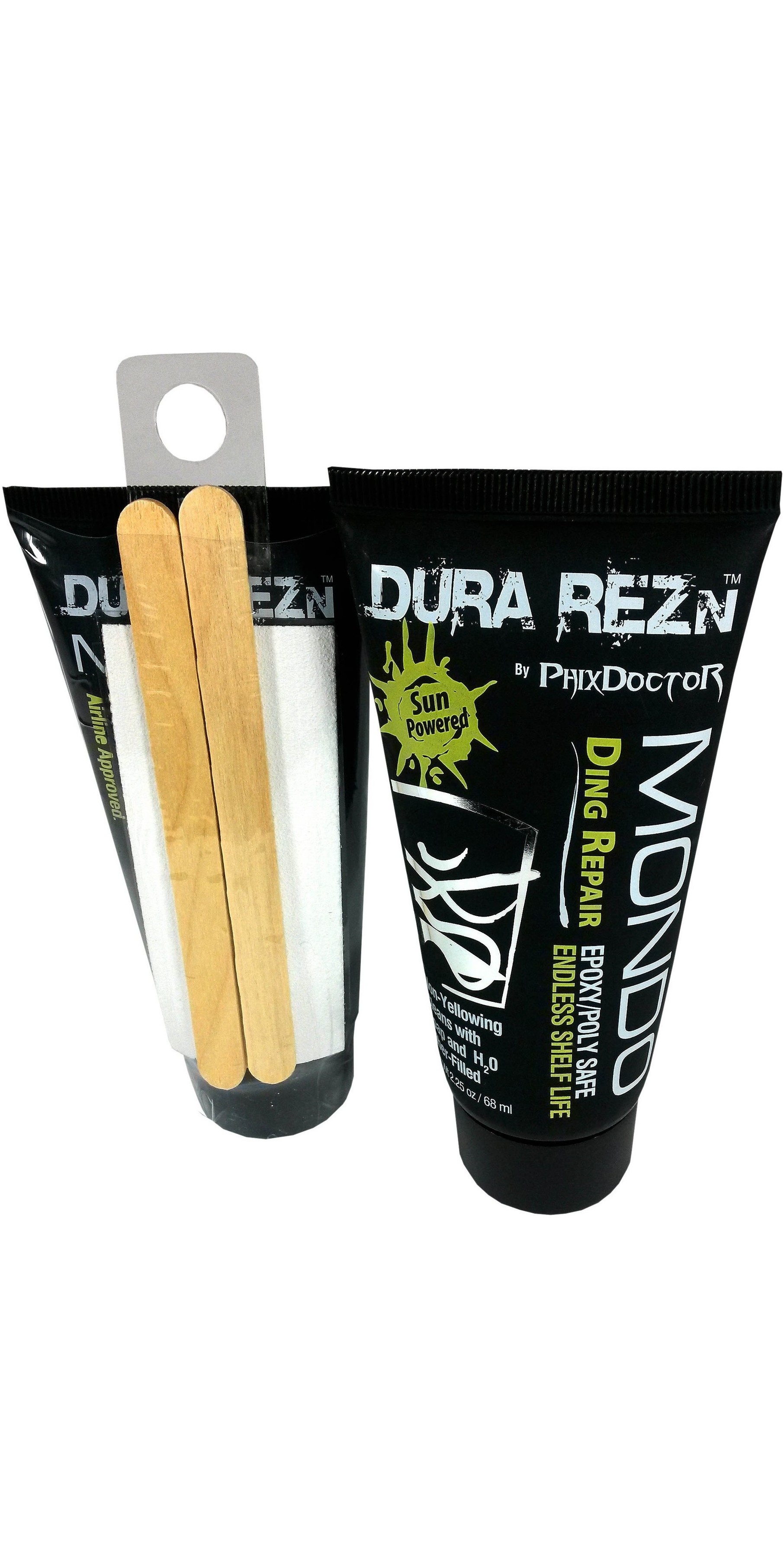 Phix Doctor Dura Rez Sunpowered Fibre Filled Surfboard Repair Solution 2oz PHD-009 - Clear